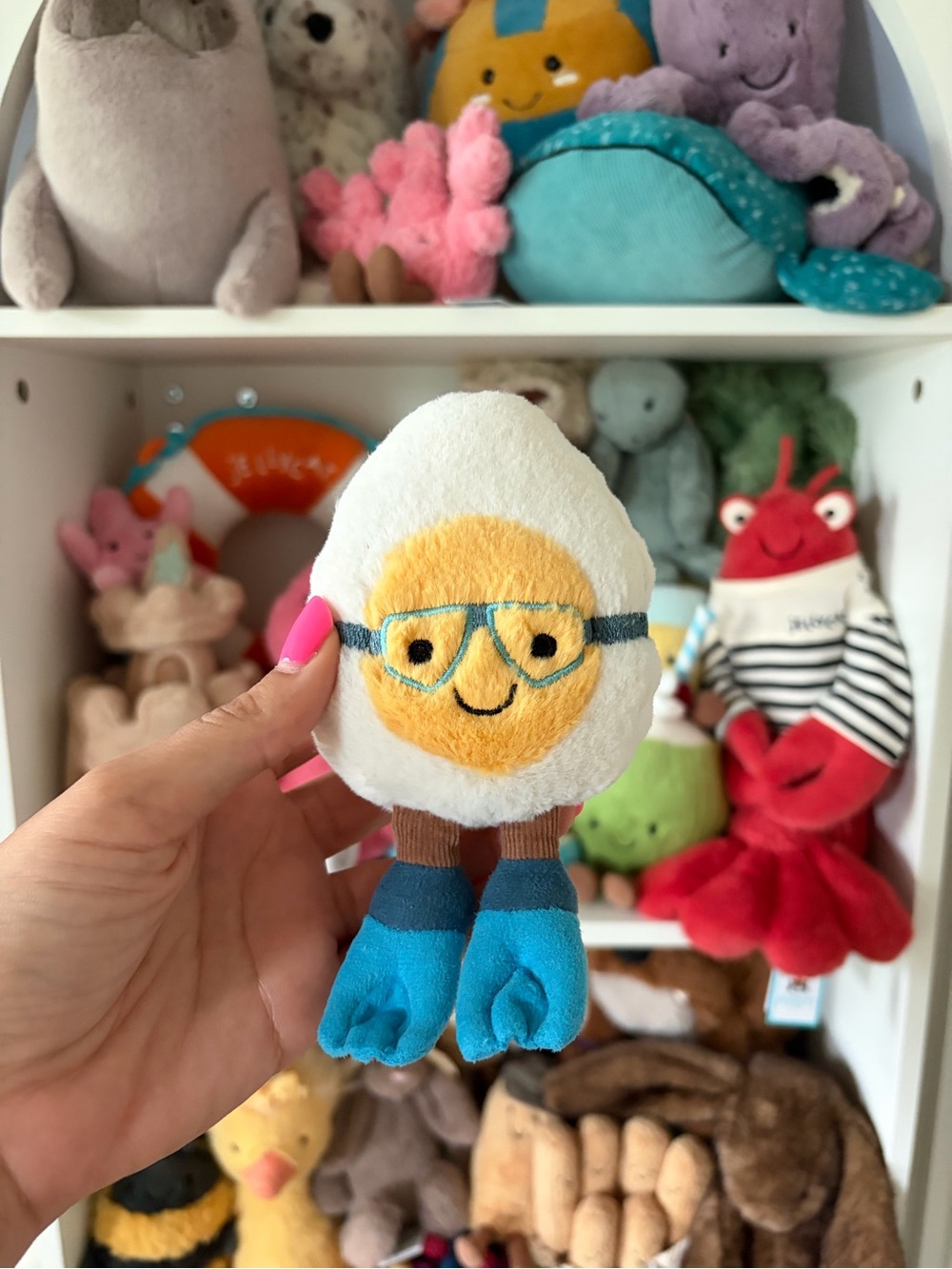Retired Jellycat Amuseables Scuba Egg - Authentic & BNWT!